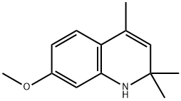 7-甲氧基-2,2,4-三甲基-1,2-二氢喹啉 结构式