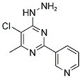 5-CHLORO-4-HYDRAZINO-6-METHYL-2-(3-PYRIDYL)PYRIMIDINE 结构式