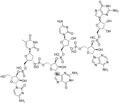 CTGCAG, 5'-NON-PHOSPHORYLATED 结构式