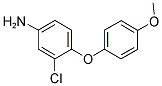 [3-氯-4-(4-甲氧基苯氧基)苯基]胺 结构式