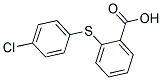 2-(4-CHLOROPHENYL MERCAPTO)BENZOIC ACID 结构式