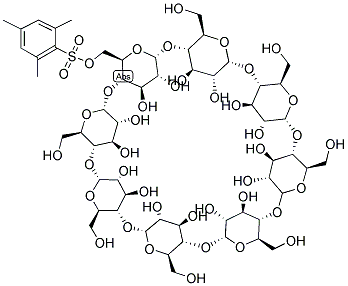 单-6-O-均三甲苯磺酰-Γ-环糊精 结构式