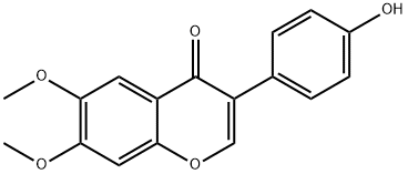 Glycitein-7-O-methyl ether 结构式