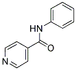 N-苯基吡啶-4-酰胺 结构式