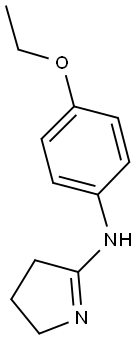(4,5-DIHYDRO-3H-PYRROL-2-YL)-(4-ETHOXY-PHENYL)-AMINE 结构式