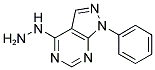 (1-PHENYL-1H-PYRAZOLO[3,4-D]PYRIMIDIN-4-YL)-HYDRAZINE 结构式