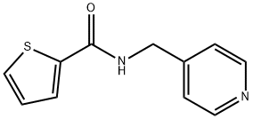 N-(4-PYRIDYLMETHYL)-2-THIENYLFORMAMIDE 结构式