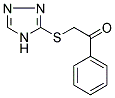 1-PHENYL-2-(4H-1,2,4-TRIAZOL-3-YLTHIO)ETHANONE 结构式