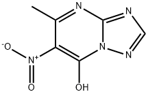 5-METHYL-6-NITRO[1,2,4]TRIAZOLO[1,5-A]PYRIMIDIN-7-OL 结构式