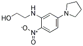 2-[(2-Nitro-5-pyrrolidin-1-ylphenyl)amino]ethanol 结构式