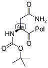 BOC-L-天冬酰胺键合 PAM 树脂 结构式