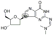 N4-(DIMETHYLAMINO)METHYLENE)-2'-DEOXYGUANOSINE 结构式