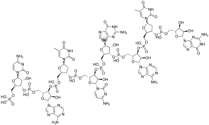 CATCGATG, 5'-PHOSPHORYLATED 结构式