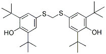 METHYL-BIS-(4-HYDROXY-3,5-DI-T-BUTYL-PHENYLSULFIDE) 结构式