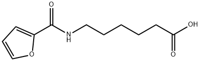 6-(2-FUROYLAMINO)HEXANOIC ACID 结构式