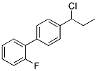 4-(1-CHLOROPROPYL)-2'-FLUORO-1,1'-BIPHENYL 结构式