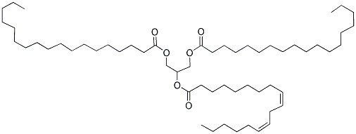 1,3-硬脂酸-2-亚油酸甘油酯 结构式