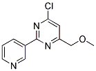 4-CHLORO-6-(METHOXYMETHYL)-2-(PYRIDIN-3-YL)PYRIMIDINE 结构式