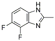 4,5-DIFLUORO-2-METHYLBENZIMIDAZOLE 结构式