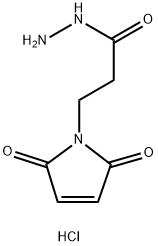 马来酰亚胺基酰肼盐酸盐 结构式