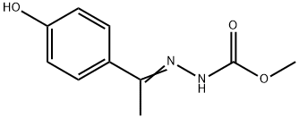 METHYL 2-[1-(4-HYDROXYPHENYL)ETHYLIDENE]-1-HYDRAZINECARBOXYLATE 结构式