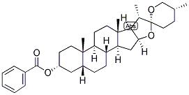 5-BETA, 20-ALPHA, 22-ALPHA, 25D-SPIROSTAN-3-ALPHA-OL BENZOATE 结构式