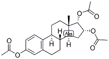1,3,5(10)-Estratrien-3,16-alpha, 17-alpha-triol triacetate 结构式