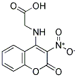 (3-NITRO-2-OXO-2 H-CHROMEN-4-YLAMINO)-ACETIC ACID 结构式