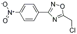 5-CHLOROMETHYL-3-(4-NITRO-PHENYL)-[1,2,4]OXADIAZOLE 结构式