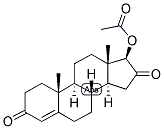 16-KETOTESTOSTERONE ACETATE 结构式