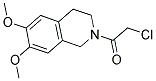 2-(CHLOROACETYL)-6,7-DIMETHOXY-1,2,3,4-TETRAHYDROISOQUINOLINE 结构式