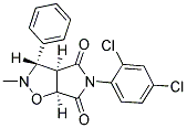 5-(2,4-DICHLOROPHENYL)-2-METHYL-3-PHENYLDIHYDRO-2H-PYRROLO[3,4-D]ISOXAZOLE-4,6(3H,5H)-DIONE 结构式