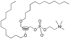 1,2-DI-O-DODECYL-SN-GLYCERO-3-PHOSPHOCHOLINE 结构式