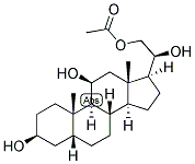 5-BETA-PREGNAN-3-BETA, 11-BETA, 20-BETA, 21-TETROL 21-ACETATE 结构式