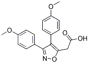 [3,4-BIS-(4-METHOXYPHENYL)ISOXAZOL-5-YL]-ACETIC ACID 结构式