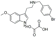 N-(4-BROMOBENZYL)-5-METHOXYTRYPTAMINE OXALATE 结构式