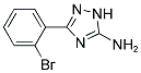 3-(2-Bromophenyl)-1H-1,2,4-triazol-5-ylamine 结构式