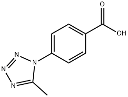 4-(5-甲基-四唑-1-基)-苯甲酸 结构式
