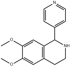 6,7-二甲氧基-1-(吡啶-4-基)-1,2,3,4-四氢异喹啉 结构式