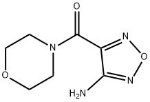 4-(吗啉-4-羰基)-1,2,5-噁二唑-3-胺 结构式