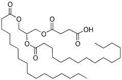 1-PALMITOYL-2-PALMITOYL-SN-GLYCERO-3-SUCCINATE 结构式