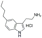 2-(5-BUTYL-1H-INDOL-3-YL)ETHANAMINE HYDROCHLORIDE 结构式