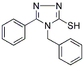 4-(苄基)-5-苯基-2H-1,2,4-三唑-3-硫酮 结构式