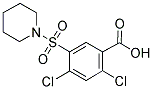 2,4-DICHLORO-5-(PIPERIDINE-1-SULFONYL)-BENZOIC ACID 结构式