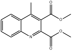 Dimethyl 4-methyl-2,3-quinolinedicarboxylate 结构式