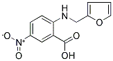 2-[(2-FURYLMETHYL)AMINO]-5-NITROBENZOIC ACID 结构式