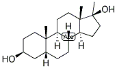 5BETA-ANDROSTAN-17ALPHA-METHYL-3BETA,17BETA-DIOL 结构式