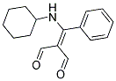 2-[(CYCLOHEXYLAMINO)(PHENYL)METHYLENE]MALONALDEHYDE 结构式