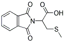 2-(1,3-Dioxo-1,3-dihydro-2H-isoindol-2-yl)-3-(methylthio)propanoic acid 结构式