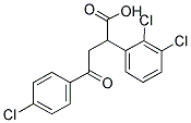 4-(4-CHLOROPHENYL)-2-(2,3-DICHLOROPHENYL)-4-OXOBUTANOIC ACID 结构式